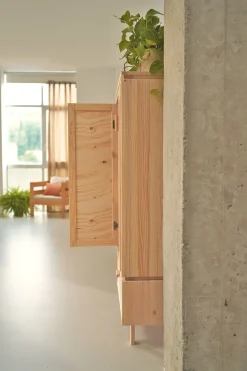 AIKA armario bajo con cajón 78x156