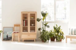 AIKA vitrina con cajón 78x156
