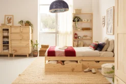 BASO cama individual 90 con 2 cajones