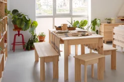 BATU banco de madera 150x35