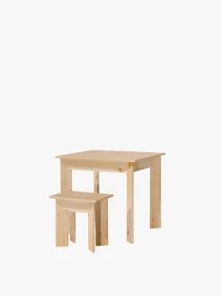 BATU conjunto mesa 80x80 con bancos