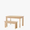 BATU conjunto mesa 120x80 con bancos