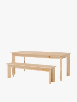 BATU conjunto mesa 180x80 con bancos