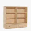 LIBE estantería baja con 2 cajones 157x143