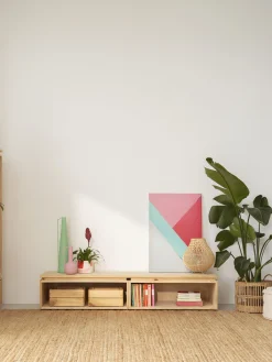 LIBE mueble TV con huecos 157x32