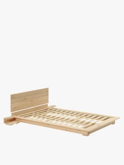 LUR cama tatami con mesitas y cabecero de pared 140