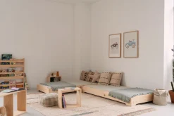 MENDI cama montessori apilable 90 x 2 unidades