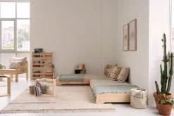 MENDI cama montessori apilable 90 x 2 unidades