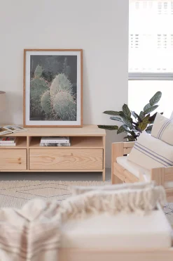 NINAO mueble TV con 2 cajones