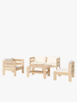 OREKA conjunto sofá modular con mesa para exterior