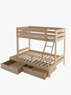TRIOLO litera triple 135 con 2 cajones